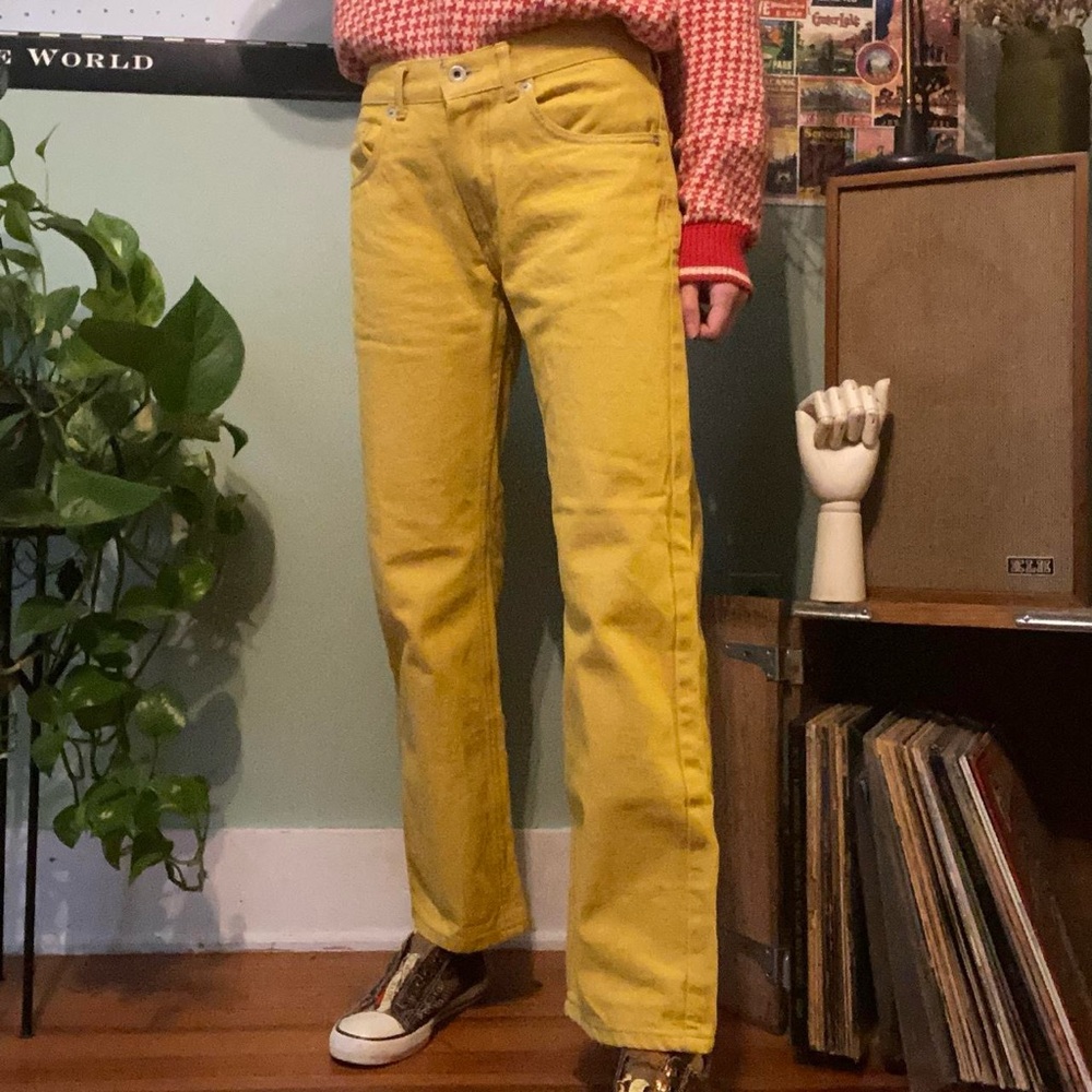 Levi's Vintage Yellow 505 Jeans